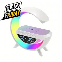 RGB LED wireless töltős bluetooth óra KP-3401